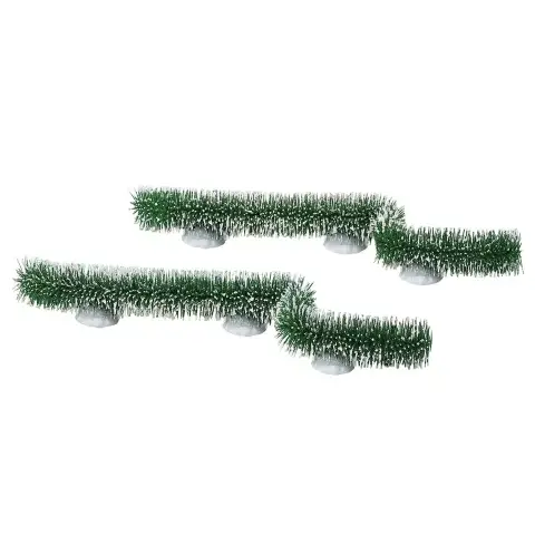 Lemax Flexible Hedgerow 24996 – Set 2 Siepi Flessibili Innevate 30,5 cm