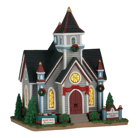 Natale Spruce Valley Church Incl. Adap.44338 100 Ma