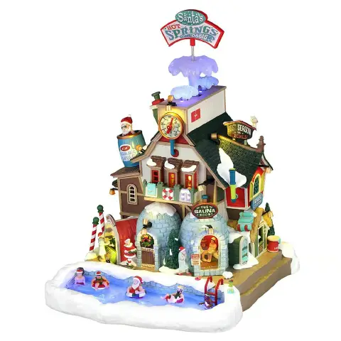 Natale Santa'S Hot Springs Oasis Incl. Adap.74254 550 Ma
