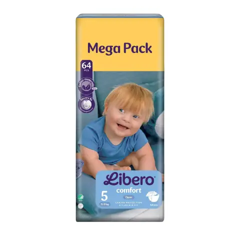 Pannolini Libero Comfort Megapack - Taglia 5 - 11-17kg - 64 Pz