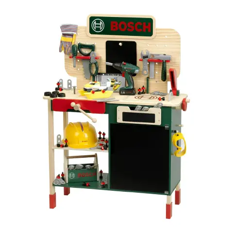 Banco Da Lavoro In Legno Con Accessori Bosch