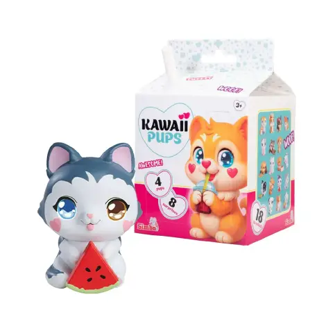 Kwaii Pups 4 Cuccioli A Sorpresa Con Mini Cibi