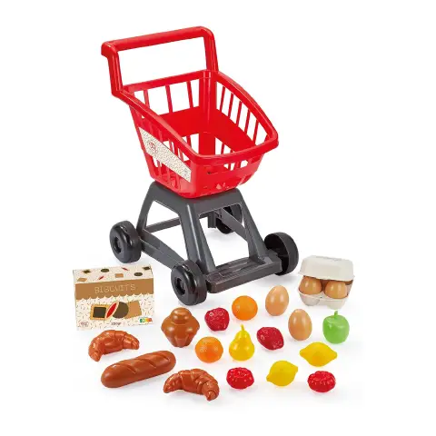 Carrello Della Spesa con Accessori