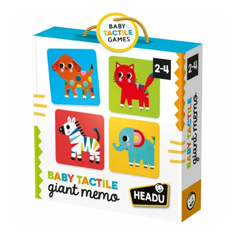 Baby Tactile Memo Gigante Gioco Educativo Headu