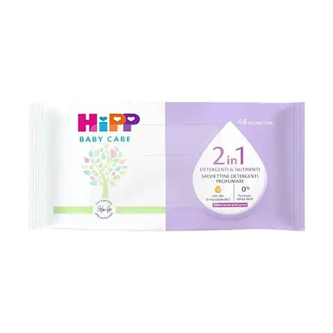 Hipp Baby Care Salviettine Delicate e Nutrienti 48 pezzi