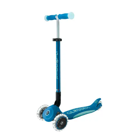 Globber - Monopattino Elite Glow Lights Blu Petrolio