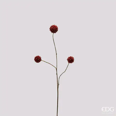 Natale Ilex Sfere Ramo X3 H.80 C5 Dark Red