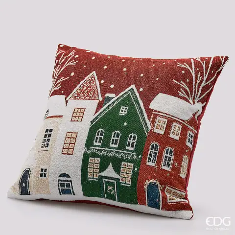 Natale Cuscino Street Quadrato L.45 L.45 C5 Multicolor
