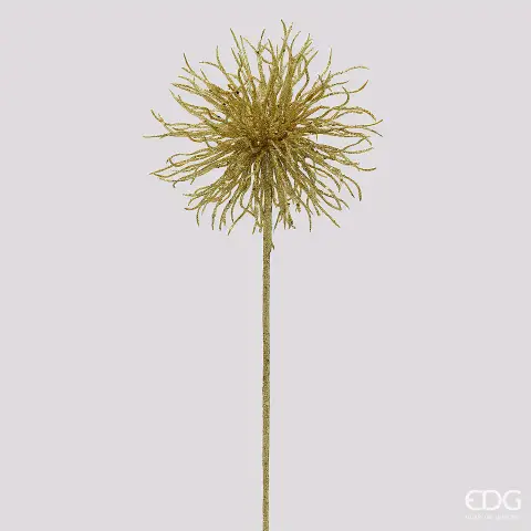 Natale Pompom Glitter Ramo H.60 D.18 C6 Gold