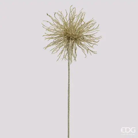 Natale Pompom Glitter Ramo H.60 D.18 C6 Champagne
