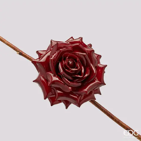 Natale Rosa Glossy Clip D.16 C6 Burgundy