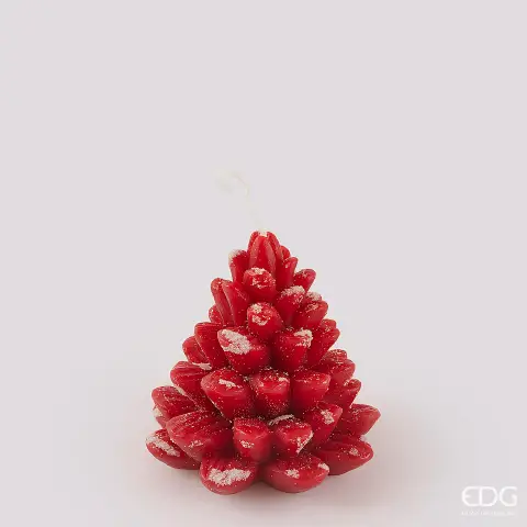 Natale Candela Pigna H.9.5 D.10.5 C5 Red