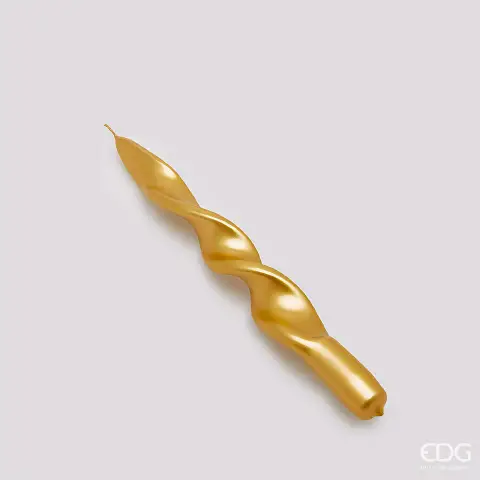 Natale Candela Fiamma 270x22 Metall 2 Gold
