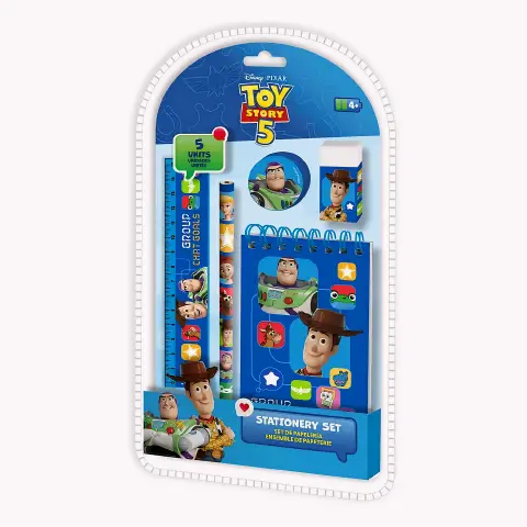Disney Pixar Toy Story Set Cancelleria 5 Pezzi
