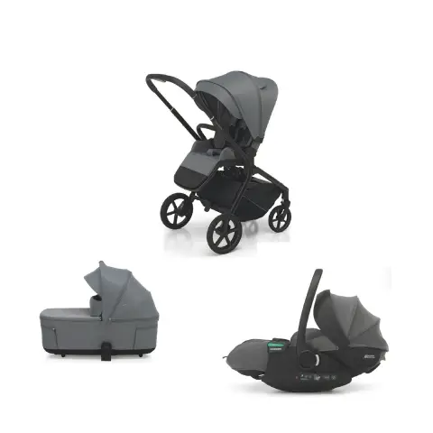 Foppapedretti Trio Snap Titanium con seggiolino auto Reclinabile Stone