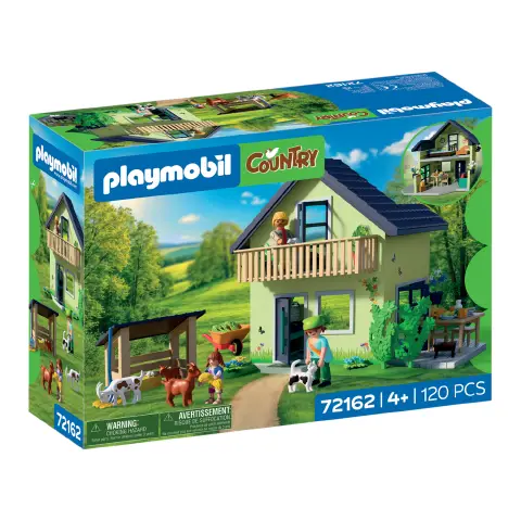 Playmobil 72162 Fattoria con Famiglia, Capre e Accessori