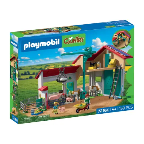 Playmobil 72160 Grande Fattoria con Animali, Gru e 2 Personaggi