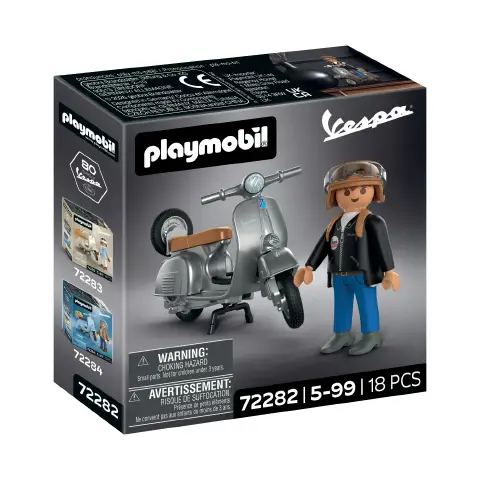 Playmobil 72282 Vespa 80th Anniversary Original Style con Personaggio