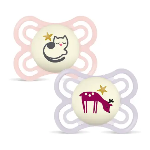Succhietto Mam Perfect Night Silicone 2-6 Mesi Bimba