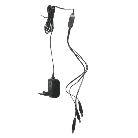 Trasformatore PVC per Luci Natalizie da Interno Nero