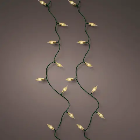 Luci di Natale LED Vintage 17,9 m 8 Funzioni Twinkle