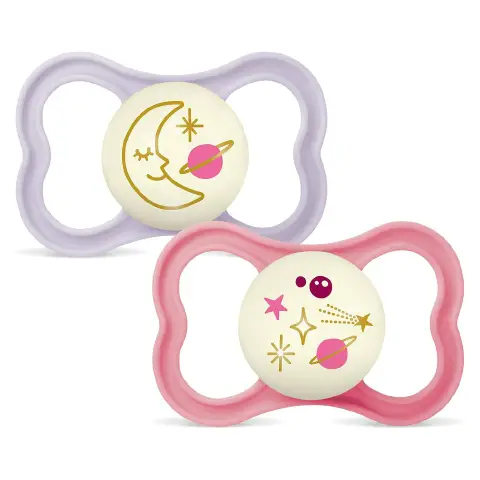 Succhietto Air Night Silicone +16 Mesi Bambina – 2 Pezzi