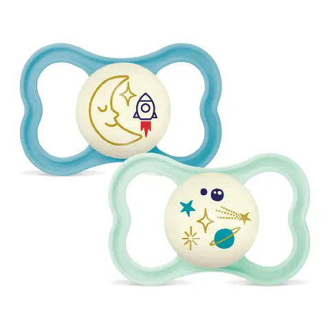 Succhietto Air Night Silicone +16 Mesi Bambino – 2 Pezzi