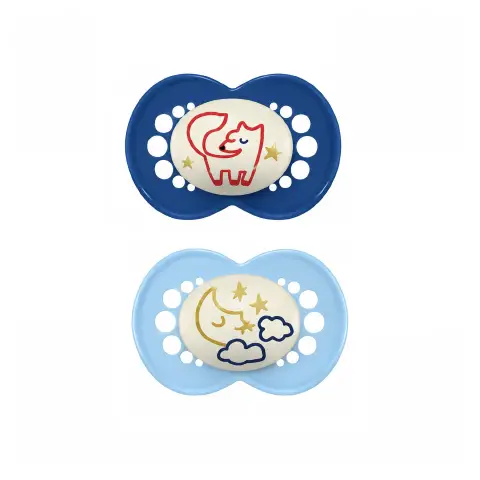 Succhietto Original Night Caucciù +16 Mesi Bambino – 2 Pezzi