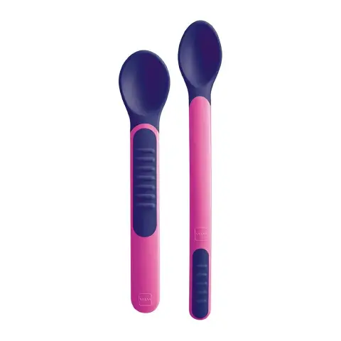 Set 2 Cucchiai Termosensibili Con Cover Rosa