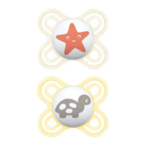 Mam Perfect Start Succhietto Silicone 0-2m, 2pezzi