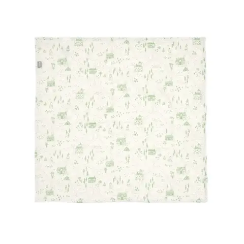 Stokke Teli Mussola Set 2 Pezzi 60x60 cm Sage Green Map