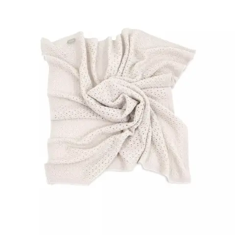 Stokke coperta in Lana Merino 80x80 Birch Beige