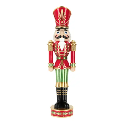 Natale Schiaccianoci 61 cm a Batteria con LED Multicolore