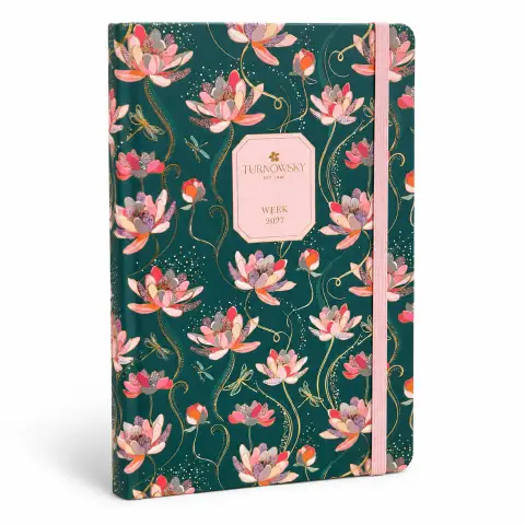 Agenda Settimanale 2027 Turnowsky Large Ninfee 13x21 cm