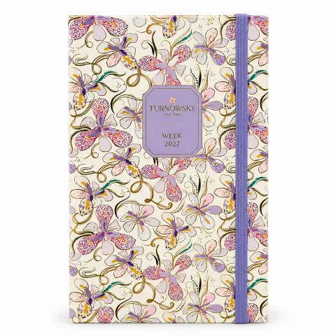Agenda Settimanale 2027 Turnowsky Large Orchidee 13x21 cm