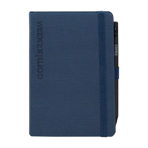 Agenda Comix 12 Mesi Settimanale Medium Blu Texture 2027