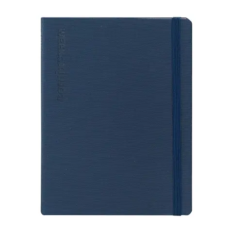 Agenda Comix Da Tavolo 12 Mesi Settimanale Verticale Blu Texture 2027