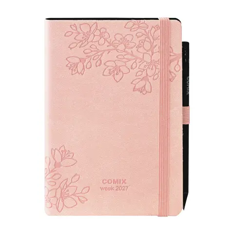 Agenda Comix Special 12 Mesi Settimanale Medium Rosa Sakura 2027