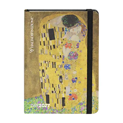 Agenda HaltaDefinizione Mini Bacio Klimt 2027 Giornaliera 12 Mesi