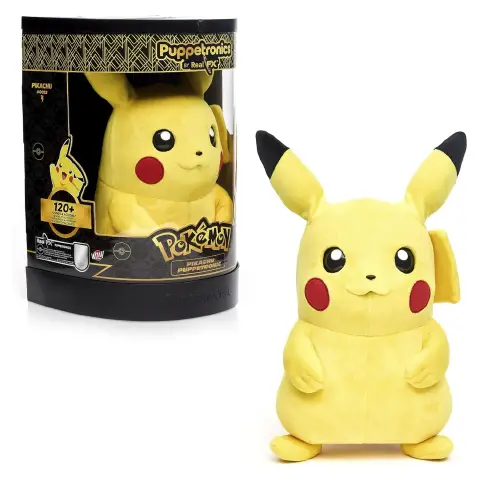 RealFX Pokémon Pikachu Puppetronic, Marionetta 40 cm con 120+ Suoni