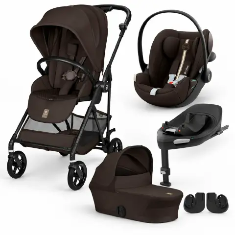 Cybex Trio Melio Chocolate Brown Con Base G3-S.Auto Cloud G3-Adattatori