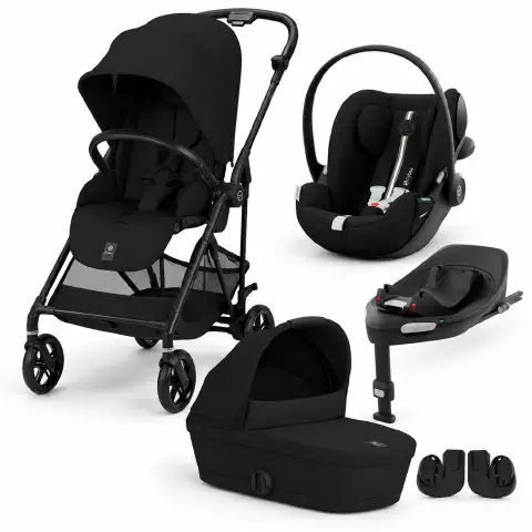 Cybex Trio Melio Magic Black Con Base G3-S.Auto Cloud G3-Adattatori