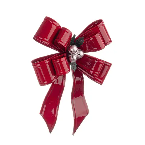 Decorazione Natalizia Fiocco Alberte Rosso 29,5 Cm