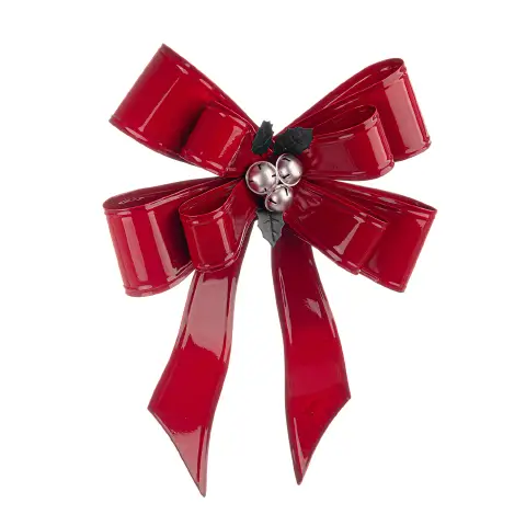 Decorazione Natalizia Fiocco Alberte Rosso 41,5 Cm