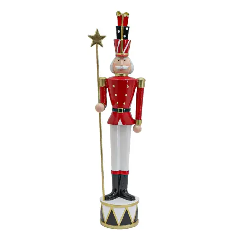 Soldatino Natalizio Brayden con Scettro 46 Cm