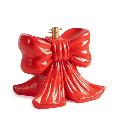 Base Albero Fiocco Rosso 44 Cm
