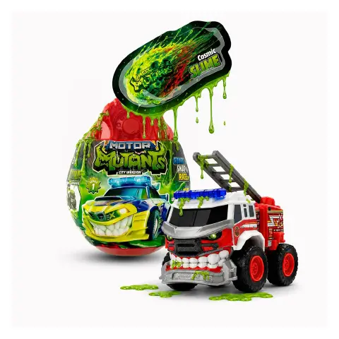 Motor Mutants Uovo Slime Sorpresa Con Veicolo Da Collezione