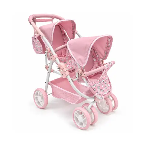 Birby Passeggino Comfort Gemellare Con Borsa Per Bambole