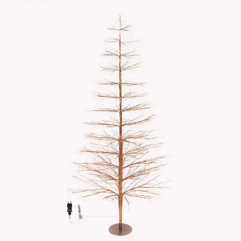 Albero di Natale Conico Rose Gold 180 cm con 1568 MicroLED