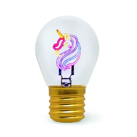 Legami - Bulb Fiction Lampada Da Tavolo A Forma Di Lampadina Unicorno